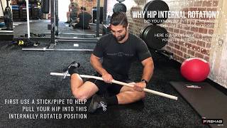 Pinch in your hip with flexion and internal rotation?improve
squat/deadlift depth. have you seen someone walking their feet
sticking out like a duc...