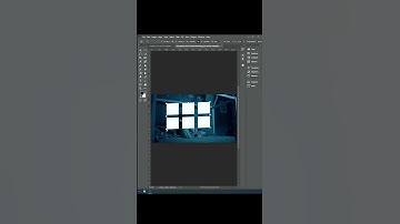 Make a Window Light and Shadows #photoshop #photoshoptutorial #shorts