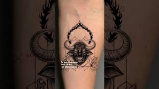 Bad karma symbol tattoo design