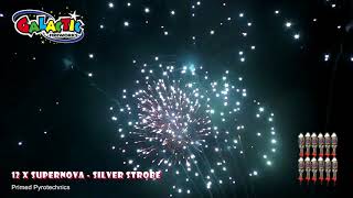 Supernova Rockets x 12 Silver Strobe Rockets β Firework Demo & Review