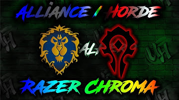 Alliance & Horde | World of Warcraft Themed | Razer Synapse 3