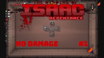 Binding of Isaac Rebirth: Repentance... No Damage Playthrough #1 Livestream