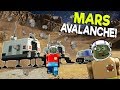 LEGO MARS AVALANCHE SURVIVAL MISSION! -  Brick Rigs Gameplay Challenge - Lego Space Roleplay