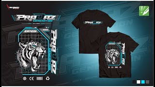DESAIN KAOS RACING KEREN | CORELDRAW