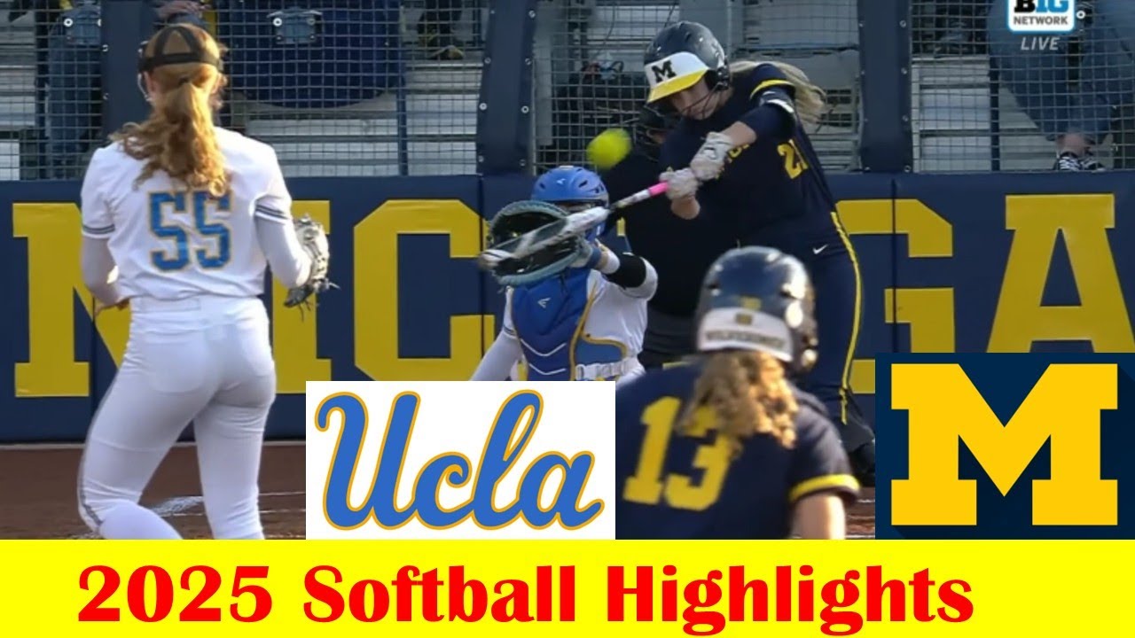 #7 UCLA vs Michigan Softball Game Highlights 4 27 2025