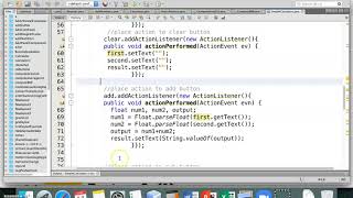 Java GUI Lecture 8 Event Handling  video 2