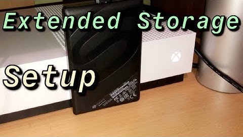 HOW TO SET UP EXTERNAL HARD DRIVE STORAGE ON XBOX ONE!
