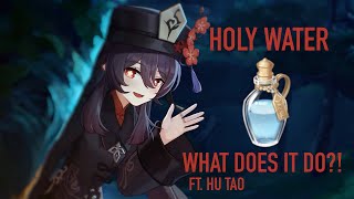 drinking holy water so you don’t have to | genshin impact
