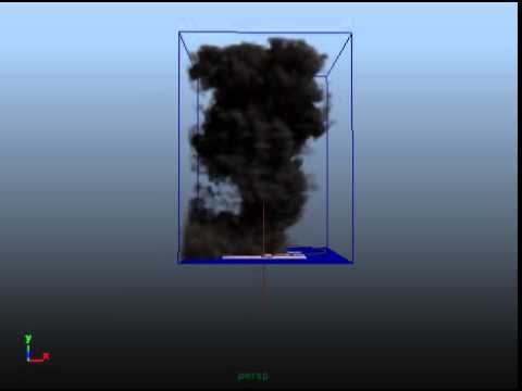 Maya fluid explosion playblast progress02
