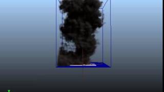 Maya fluid explosion playblast progress02