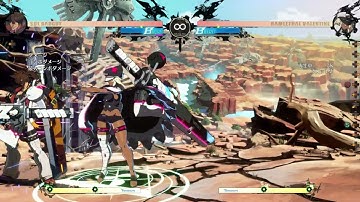 GGST Ram corner brc 50/50 setup (not F shiki)