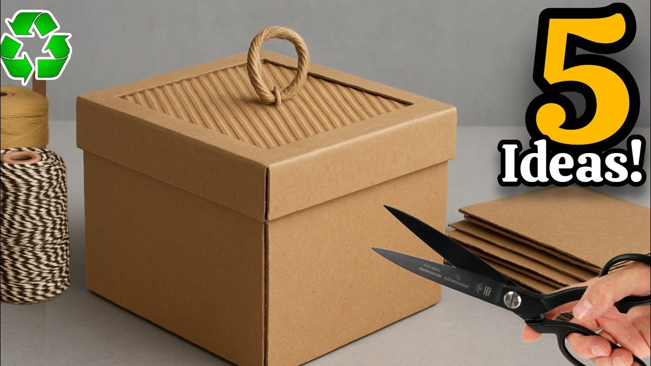 Transforming Cardboard & Jute Rope ♻️😱 5 GENIUS Recycling Ideas That Will Amaze You!