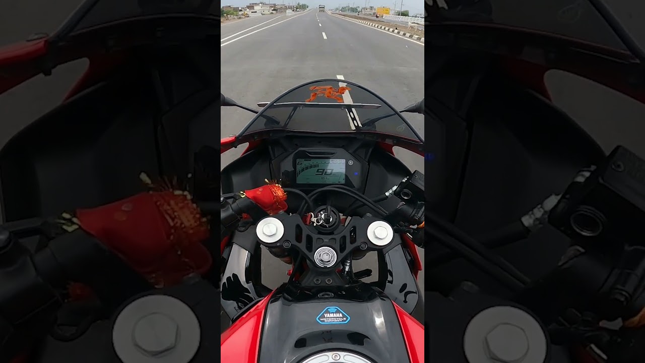 New R15 V4 High Speed Mileage Test | Yamaha R15 V4 1L Mileage 