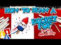 How To Draw A Rocket Pop For The 4th Of July