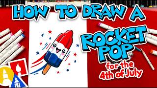 how draw rocket pop 4th july