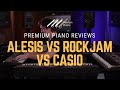 🎹Alesis Melody 61 vs RockJam RJ561 vs Casio LK-S250 61-Key Portable Keyboard Review & Demo🎹