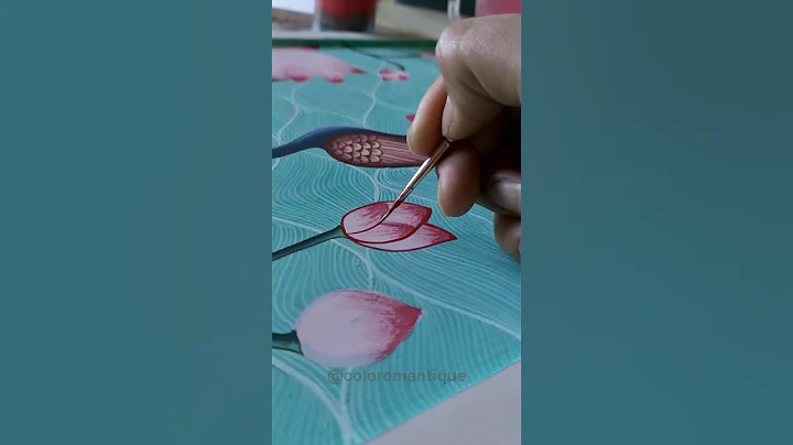 Peacock & Lotus Pichwai| Handmade Painting Ideas #youtubeshorts #trendingshorts #shorts