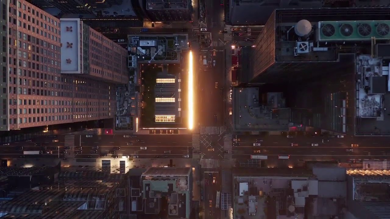 aerial overhead city