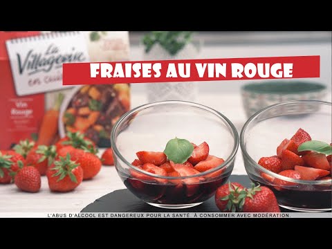 Vidéo: Fraises Au Vin Rouge