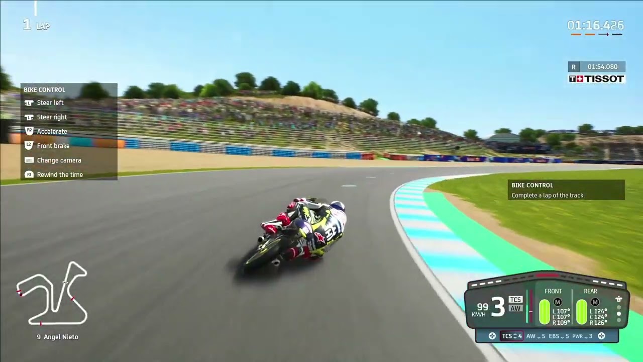 PS4 - MotoGP 22 [Training - Bike Control - Time: 01:53.745] - YouTube