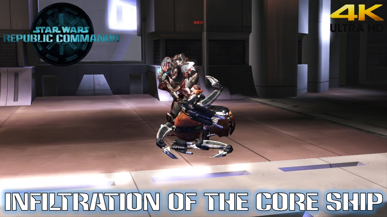 Star Wars Republic Commando 'Infiltration of the Core Ship' Walkthrough (4K)