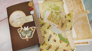 Bug Junk Journal using a Vectoria Designs Project Pack