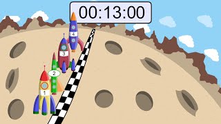 13 Minutes Spaceship Racing Timer (no ads)