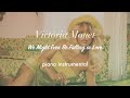 Victoria Monet - We Might Even Be Falling in Love | Piano Instrumental (Karaoke & Lyrics)