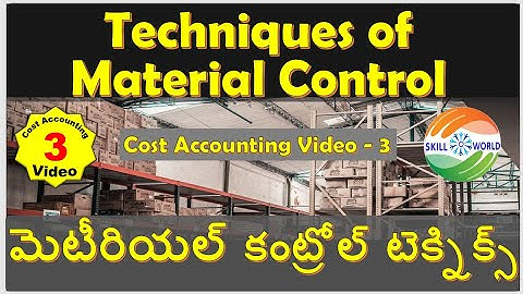 Techniques of materials control