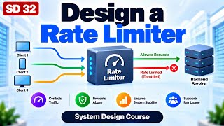 SD 32 | Design a Rate Limiter | System Design Course | Uplatz
