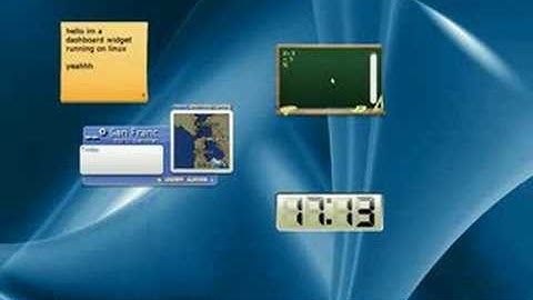 dashboard widgets on linux update