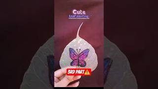 Peepal Leaf Art Series Part 3 🦋 | Viral Leaf Skeleton Craft