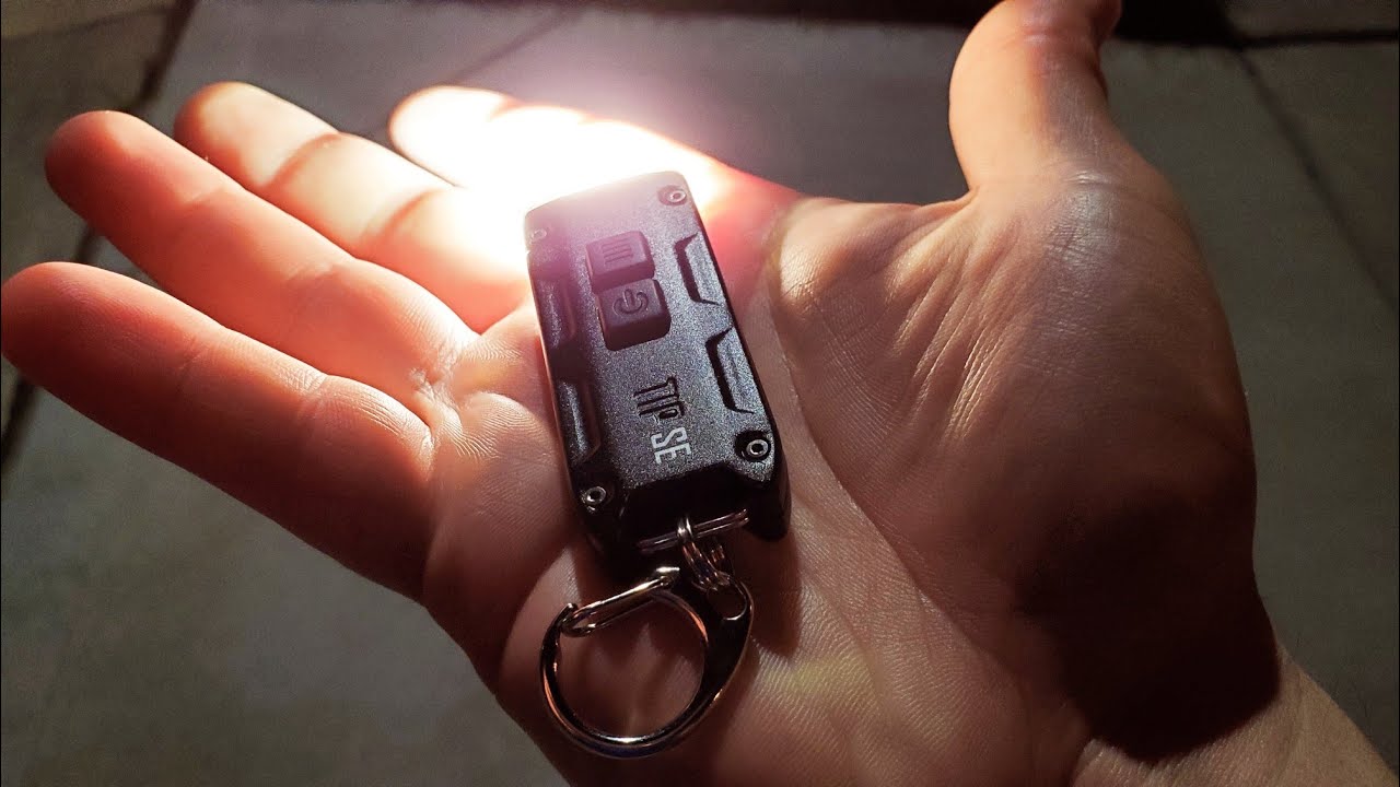 Nitecore TIP SE Rechargeable 700 Lumen Keychain Flashlight Review YouTube
