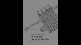 Mel Broiles (1929-2003) - 20 Studies for Bb Piccolo Trumpet - n°1 Allegro con Spirito
