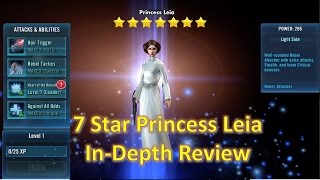 Star Wars Galaxy of Heroes: 7 Star Princess Leia In-Depth Review (In Memory of Carrie Fisher)