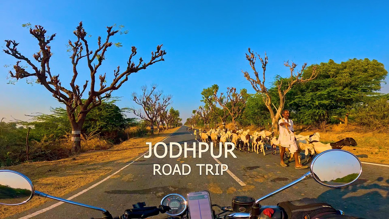 Chalo Jodhpur Chalte Hain | Udaipur to Jodhpur Bike Ride via Rajsamand Lake | Rajasthan Moto Vlog