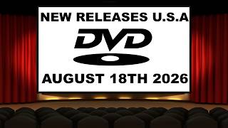 NEW DVD Releases [AUGUST 18TH 2026 | U.S.A | Links Included] #PHYSICALMEDIA