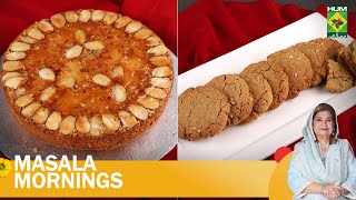 Chew Cookies & Almond Cake | Masala Mornings | Chef Shireen Anwar | 23 Jan 24 | MasalaTV
