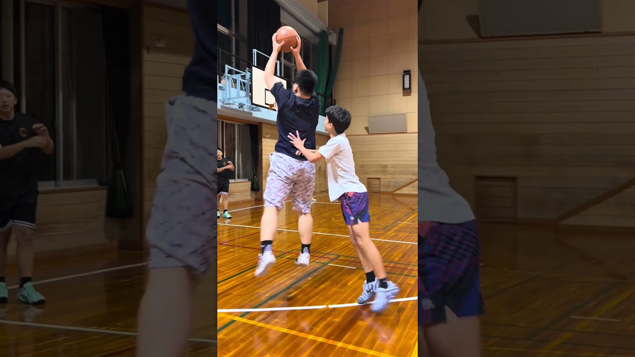 ボックスアウトの習慣付け✅ #basketball #バスケットボール