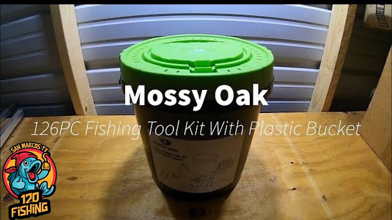 Mossy Oak 126PC Fishing Tool Kit Unboxing 