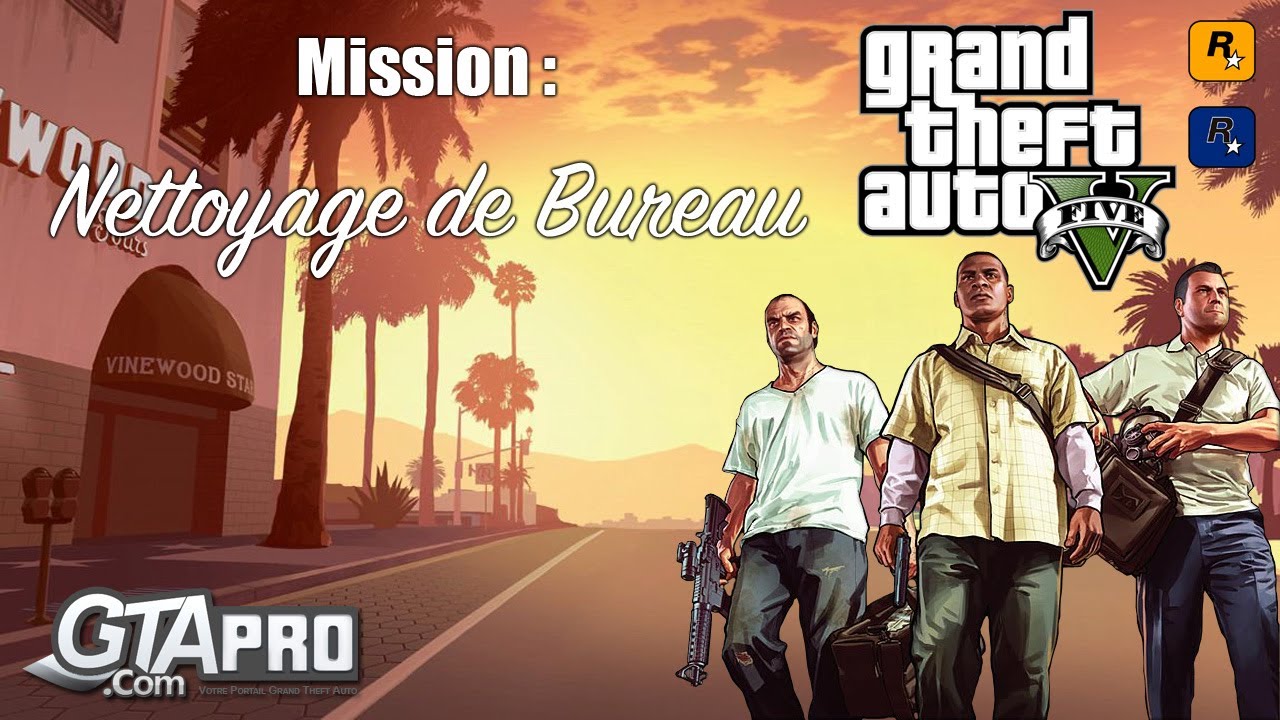 Gta 5 Solution Mission Nettoyage De Bureau Gta 5 Fr Youtube