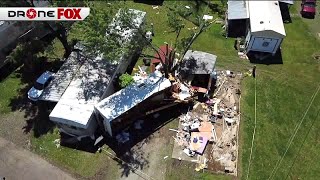 Tornado damage in Carroll County