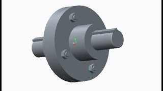 Celebrity Flanged Coupling Assembly using Creo/ProE | Smart Drafter Profile