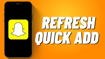 How to Refresh Quick Add on Snapchat (2023)