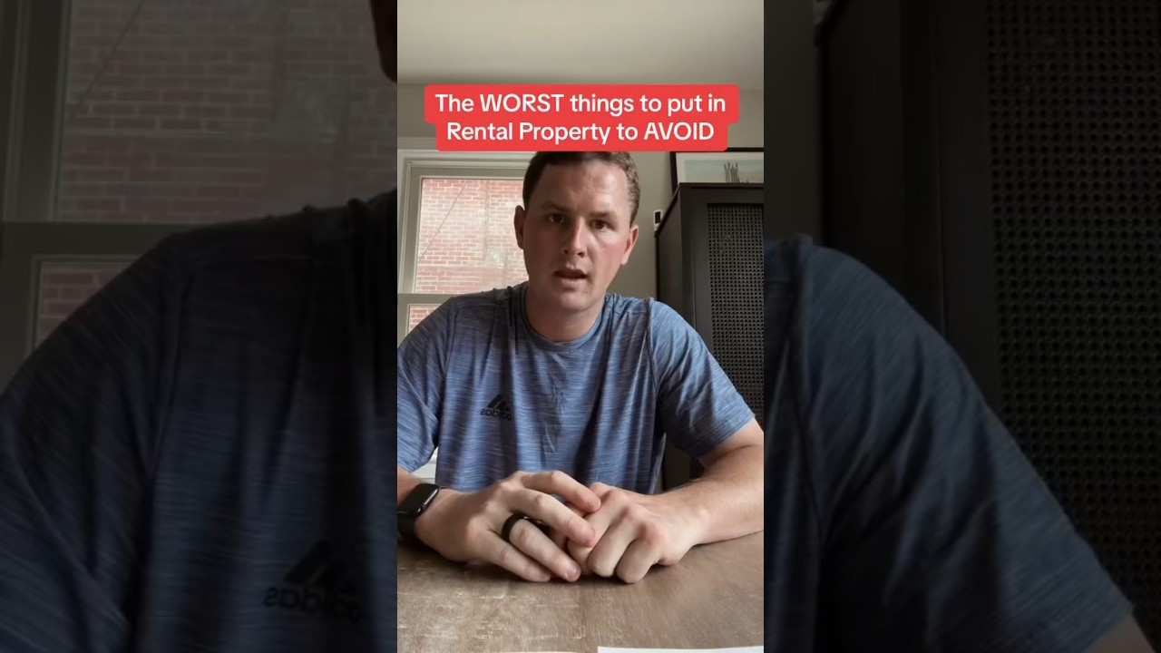 Do NOT put these in Rental Property