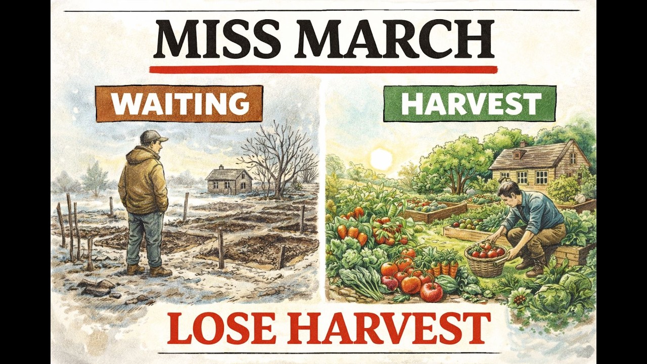 Plant in March or Lose Harvest