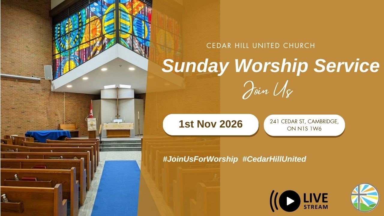 Cedar Hill United Worship Service Sunday November 1st, 2026