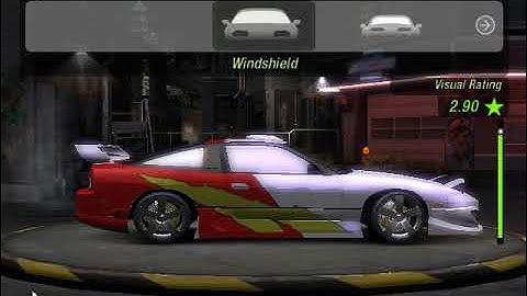 NFS Underground 2 How to Make My Import Mod Dirt Secret Nissan 240SX