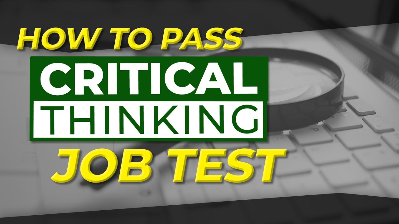 pre employment critical thinking test
