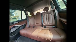 BMW X5 리무진시트 개조 뒷좌석 각도 2열 뒤로 넘어가게 확장 튜닝